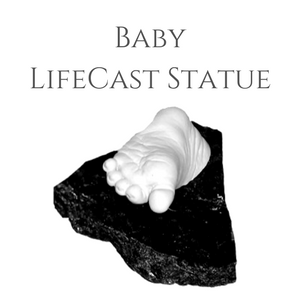Baby LifeCast Statue of footprint