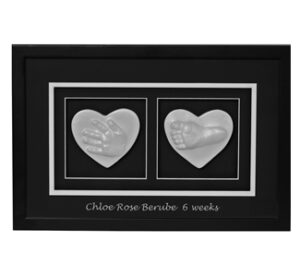 WP Creations double hand and foot raised impression frame